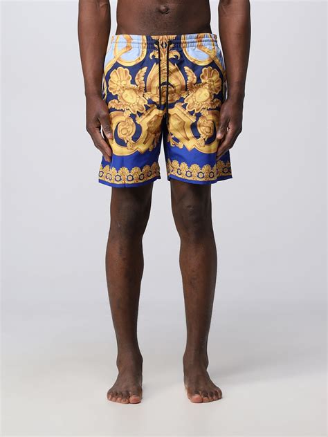 costume versace bleu|Shop Blue Versace Online .